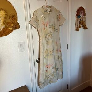 Cheungsam floral dress